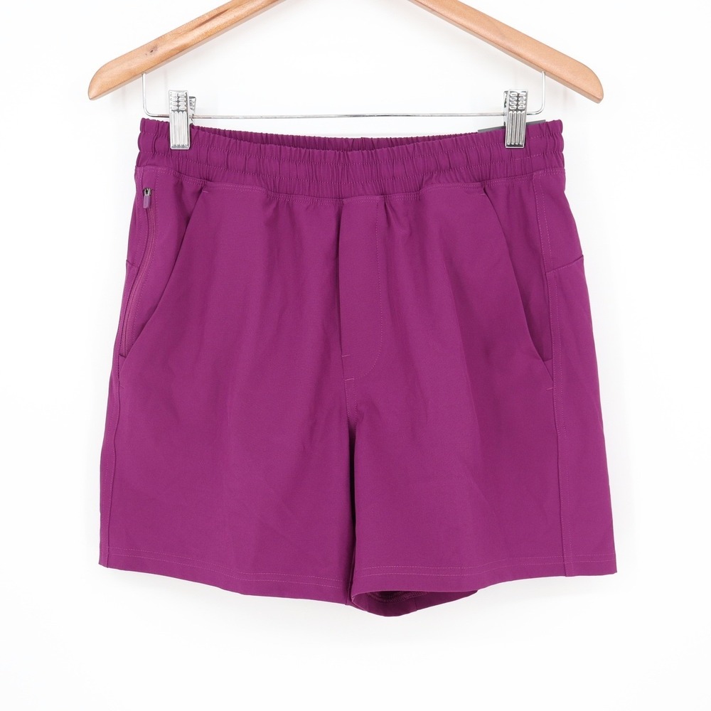 VRST Mens 5 All-In Lined Training Shorts Black Cherry Purple Small - Picture 2 of 8